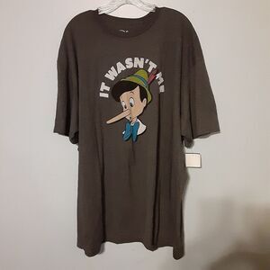 Men's Pinocchio Graphic Tee Size 3X